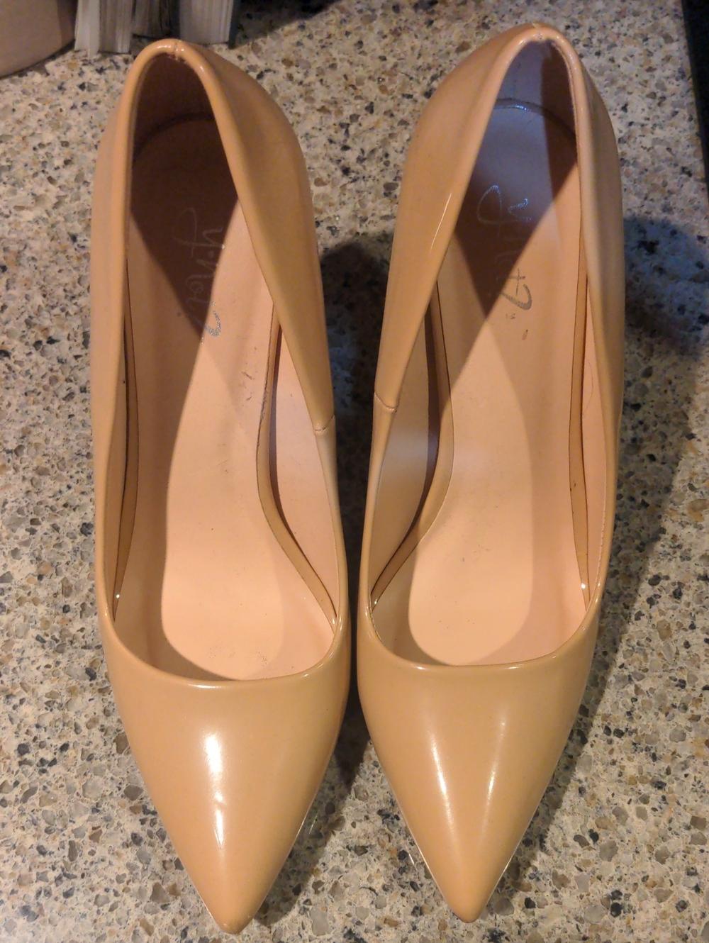 Nude Pointed Toe Women's Pumps
